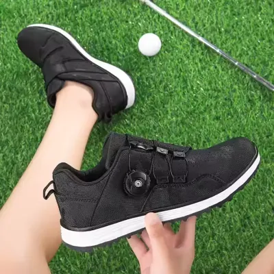 LEATHER SPORT GOLF SHOES FOR MEN AND WOMEN